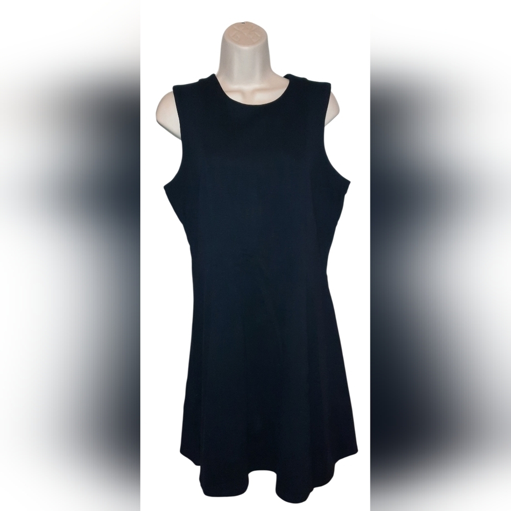 Nine West Black Asymmetrical Sleeveless Dress
